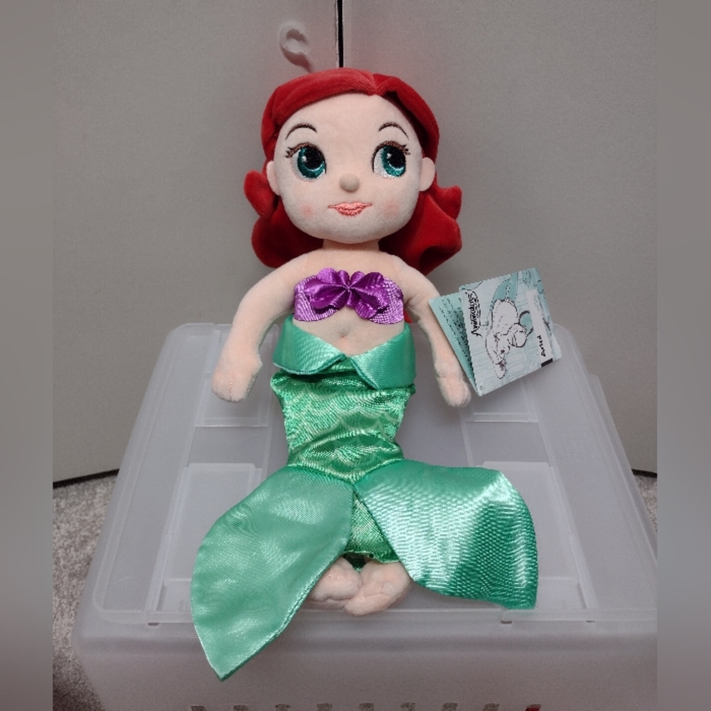 NWT Disney Animators' Collection Ariel Plush Doll – Small – 13''